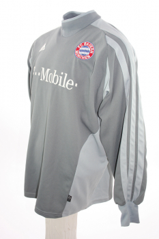 Adidas FC Bayern München Torwart Trikot 1 Oliver Kahn 2002/03 Grau Neu mit Etiketten Herren XL 2XL XXL