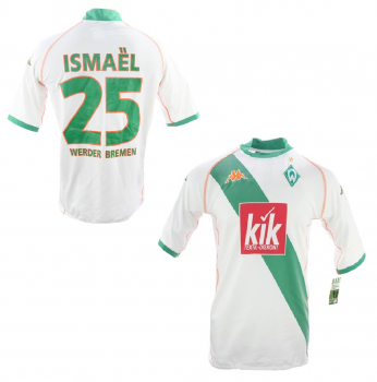 Kappa SV Werder Bremen Trikot 25 Ismael 2004/05 Kik Weiß Herren M