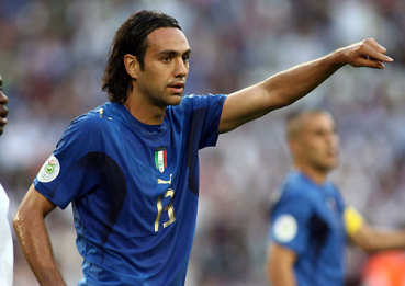 Puma Italien Trikot 13 Alessandro Nesta WM 2006 Weltmeister Heim blau Herren L