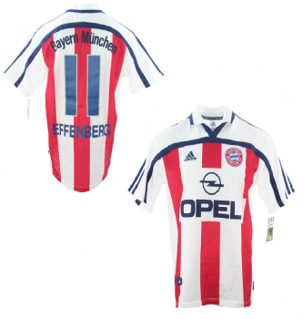 Adidas FC Bayern München Trikot 11 Stefan Effenberg 2000-2002 Away Herren S-M 176 oder XL