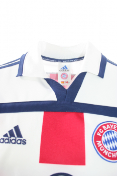 Adidas FC Bayern München Trikot 7 Mehmet Scholl 2000-2002 Weiß Rot Herren M oder XL