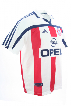 Adidas FC Bayern München Trikot 7 Mehmet Scholl 2000-2002 Weiß Rot Herren M oder XL