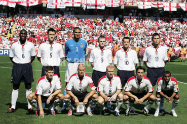 Umbro Inglaterra camiseta Euro 2004 maillot blanco senor XL
