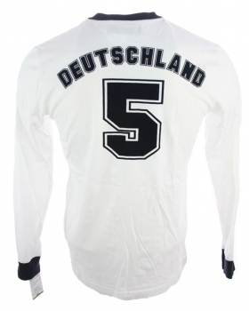 Adidas Germany jersey 5 Franz Beckenbauer World Cup 1974 home new white men's L