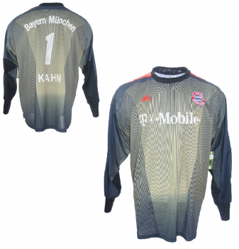 Adidas FC Bayern München Torwart Trikot 1 Oliver Kahn 2003/04 T-Mobile Neu Herren M oder Kinder/Damen 164 cm