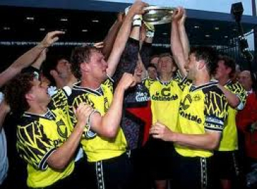 Nike Borussia Dortmund Trikot 13 Karl Heinz Riedle 1994/95 BVB Meister Herren S