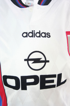 Adidas FC Bayern München Trikot 21 Alexander Zickler 1995/96 weiß Opel Herren XXL/2XL