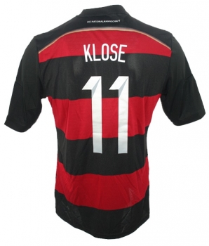 Preview: Adidas Deutschland Trikot 11 Miroslav Klose WM 2014 DFB Auswärts Herren M