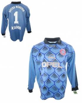 Adidas FC Bayern München Torwart Trikot 1 Oliver Kahn 1997/98 Opel Heim Herren M