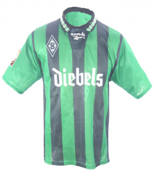 Preview: Reebok Borussia Mönchengladbach Trikot 10 Stefan Effenberg 1996/97 Diebels Matchworn Herren XL