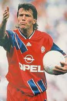 Adidas FC Bayern Munich jersey 10 Lothar Matthäus 1993/94 Opel red home men's XL