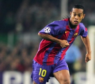 Nike FC Barcelona Trikot 10 Ronaldinho 2004/05 Heim Barca Herren XL
