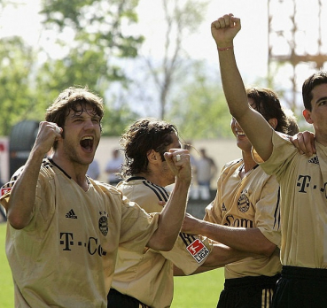 Adidas FC Bayern München Trikot 8 Thorsten Frings 2004/05 Gold Herren XXL