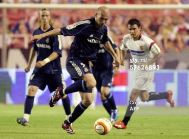 Adidas Real Madrid Trikot 7 Raul 2005/2006 auswärts Siemens Matchworn Herren XL