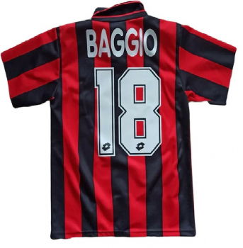 Lotto AC Mailand Trikot 18 Roberto Baggio Opel 1994/1995 Herren XL