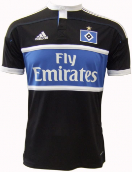 Adidas Hamburger SV Trikot 2011/12 auswärts HSV Fly Emirates schwarz Kinder 152 cm