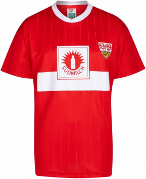 VfB Stuttgart Trikot 1989/90 1990 Südmilch retro rot kurzarm NEU Herren XL