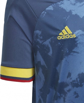 Adidas Kolumbien Trikot Copa 2020/21 auswärts blau dunkelblau gelb NEU Herren M