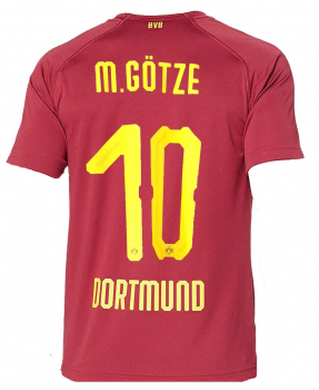 Preview: Puma Borussia Dortmund jersey 10 Mario Götze 2018/19 BVB Evonik red New men's L