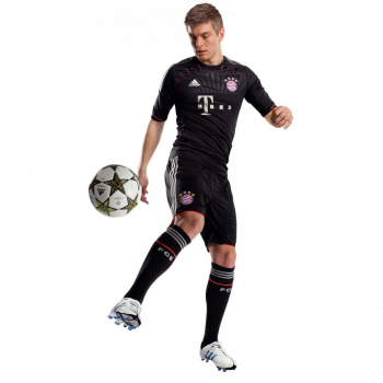 Adidas FC Bayern Munich jersey 39 Toni Kroos 2012/13 home black men's M