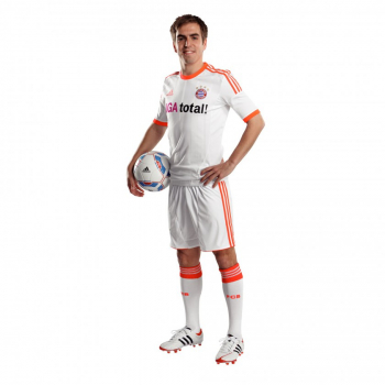 Adidas FC Bayern München Trikot 21 Philipp Lahm 2012/13 weiß Techfit Herren L
