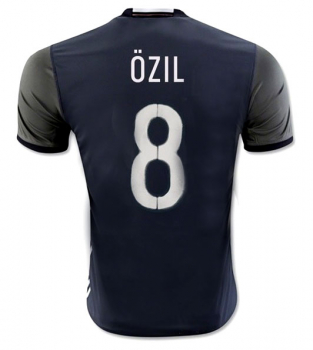 Adidas Deutschland Trikot 8 Mesut Özil Euro 2016 DFB Auswärts Grau Herren M