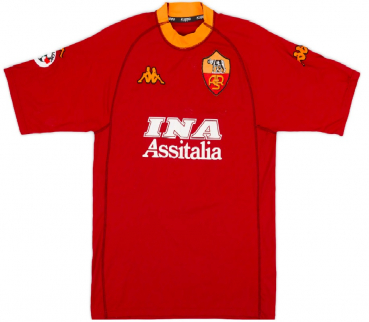 Kappa As Rom Trikot 10 Francesco Totti 2000/01 Ina Assitalia rot Herren L