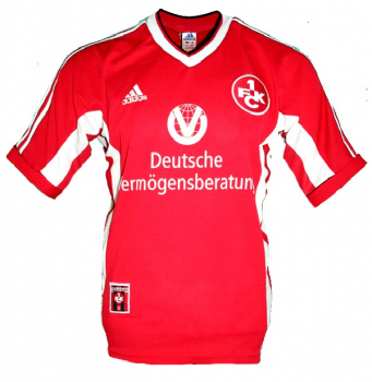 Adidas 1.FC Kaiserslautern Trikot 1998/99 3 Ballack 8 Wagner 11 Marschall rot Heim Herren L & Kinder 164 cm