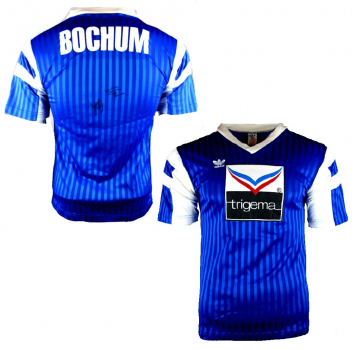 Adidas VfL Bochum Trikot 1990/91 Trigema Heim Blau Herren S