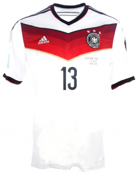 Adidas Deutschland Trikot 13 Thomas Müller WM 2014 DFB Heim NEU Herren M oder XL