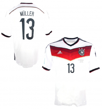 Adidas Deutschland Trikot 13 Thomas Müller WM 2014 DFB Heim NEU Herren M oder XL