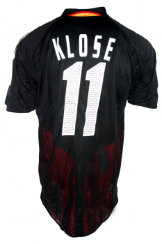 Adidas Deutschland Trikot 11 Miroslav Klose Euro 2004 EM DFB Schwarz Herren M oder L