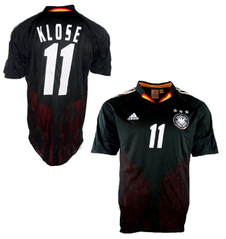 Adidas Deutschland Trikot 11 Miroslav Klose Euro 2004 EM DFB Schwarz Herren M oder L