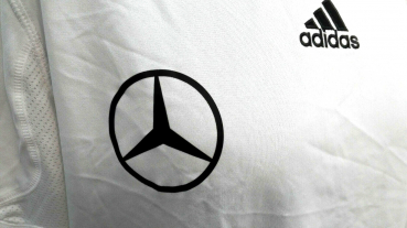 Adidas Germany jersey match worn Bastian Schweinsteiger 2010 Mercedes Benz DFB men's L/XL