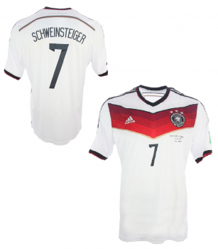 Adidas Deutschland Trikot 7 Bastian Schweinsteiger WM 2014 DFB Heim Herren XS kinder 164 cm