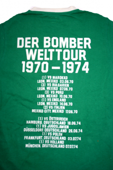 Adidas Deutschland Trikot WM 1974 Gerd Müller T-Shirt Grün DFB Herren S