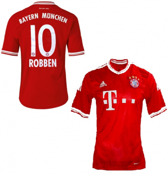 Adidas FC Bayern München Trikot 25 Thomas Müller 2013/14 Triple Sieger Heim Herren XXL/2XL