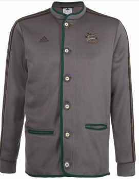 Adidas FC Bayern München Jacke Trachtenjacke Mia San Mia Grau Oktoberfest Herren S oder M