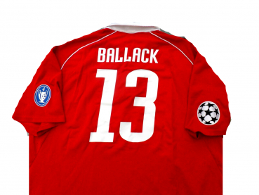 Adidas FC Bayern Munich jersey 13 Michael  Ballack 2005/06 red T-Com CL patches men's 2XL/XXL