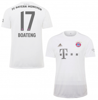 Adidas FC Bayern München Trikot 17 Jerome Boateng 2019/20 Heim Telekom T-com auswärts weiß Herren M