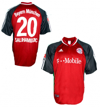 Adidas FC Bayern München Trikot 20 Hasan Salihamidžić 2002/03 T-mobile Herren L oder XL
