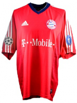 Adidas FC Bayern München Trikot 2002/03 rot T-Mobile Champions League Herren XL