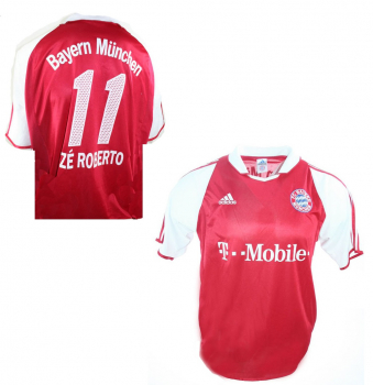 Adidas FC Bayern München Trikot 11 Ze Roberto 2003/04 T-Mobile neu Herren S-M = Kinder/Damen 176 cm