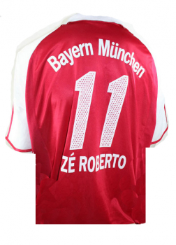 Adidas FC Bayern München Trikot 11 Ze Roberto 2003/04 T-Mobile neu Herren S-M = Kinder/Damen 176 cm