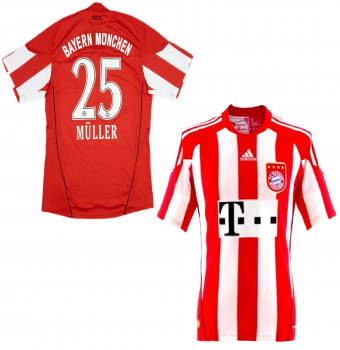 Adidas FC Bayern München Trikot 25 Thomas Müller 2010/11 T-home heim rot Herren M