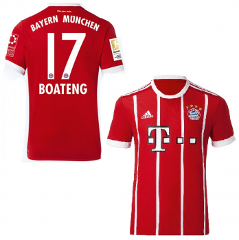 Adidas FC Bayern München Trikot 17 Jerome Boateng 2017/18 Heim Herren L