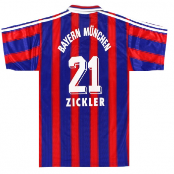 Adidas FC Bayern München Trikot 21 Alexander Zickler 1995/96 Opel Herren S