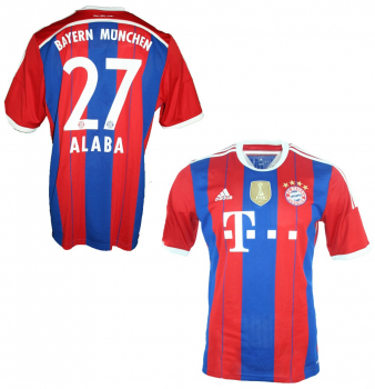 Adidas FC Bayern München Trikot 27 David Alaba 2014/15 Heim Herren XXL