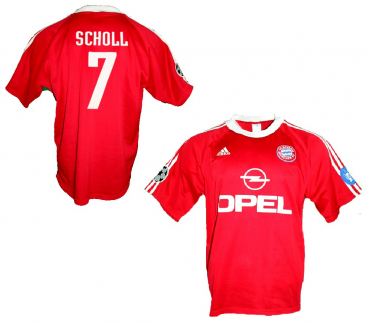 Adidas FC Bayern München Trikot 7 Mehmet Scholl CL Sieger 2001 Opel Herren XL