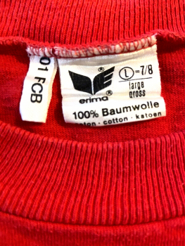 Adidas/Erima FC Bayern München Trikot 1983-84 Magirus Iveco Heim Rot Langarm Herren L